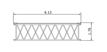 Промежуточная секция стрелы 6 м