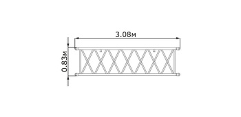 Секция фикс.гуська 3 м