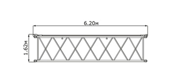 Секция маневрового гуська 6 м