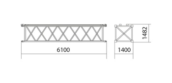 Секция стрелы 6 м