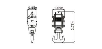 Крюк 185 т (можно переоборудовать в 120 т)