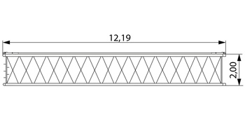 Вставка стрелы мачты супер-лифта 12 м