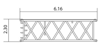 Вставка мачты супер-лифта 6 м