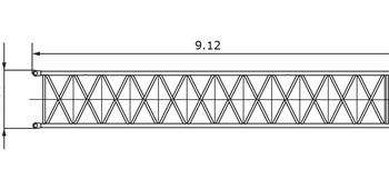 Секция стрелы 9 м