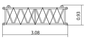 Промежуточная секция гуська 3 м