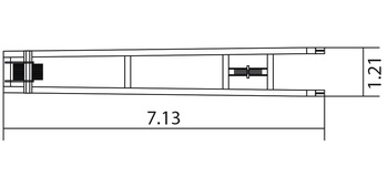 Задняя опора в башенном режиме