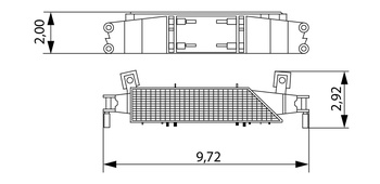 Поперечная балка с металлическим мостиком