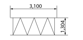 Секция маневр.гуська 3 м