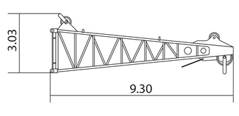 Оголовок 8.8 м (тяжелая стрела)