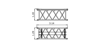 Секция маневрового гуська 3 м