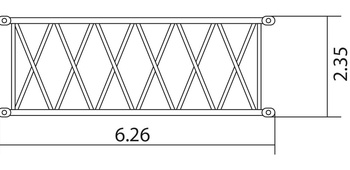 Промежуточная секция основной стрелы 6 м