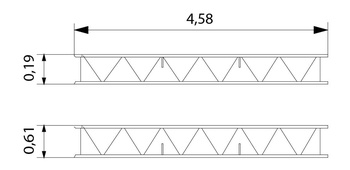 Промежуточная секция гуська 4.5 м