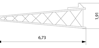 Корневая секция стрелы