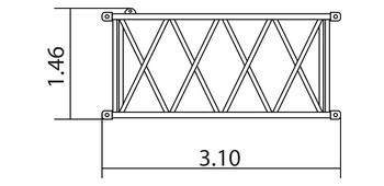 Промежуточная секция в башенном режиме 3 м