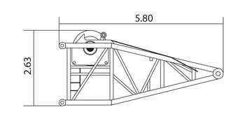Корневая секция мачты супер-лифта