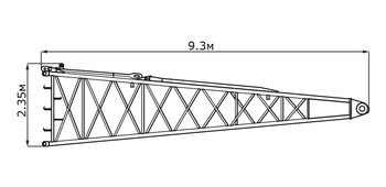 Корневая секция стрелы
