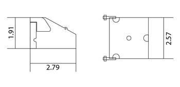 Основание заднего противовеса