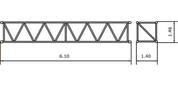 Промежуточная секция 9 м