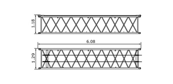 Секция маневрового гуська 6 м