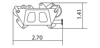 Оголовок основной стрелы 0.9 м