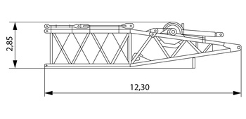 Корневая секция мачты супер-лифта