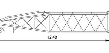 Клиновидная секция супер-подъёмной мачты
