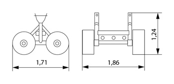 Подкатная тележка