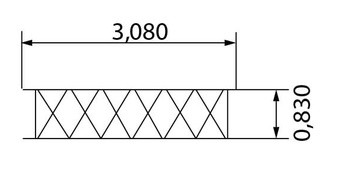 Секция фикс.гуська 3 м