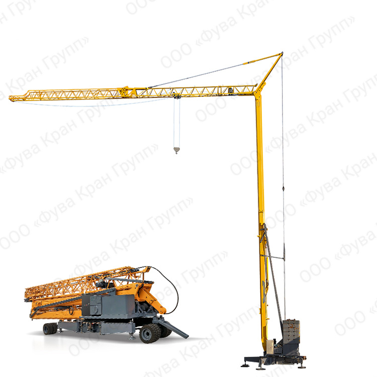 2 тонны быстромонтируемый башенный мини кран