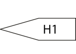 Основание основной стрелы (H1) -> 10.5